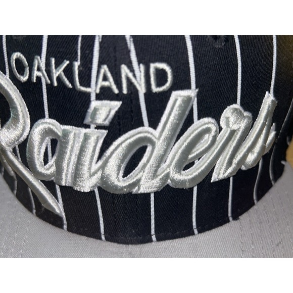 Raiders Striped Hat '47 Band Hook & Loop Hat Cap Hat - Picture 2 of 6
